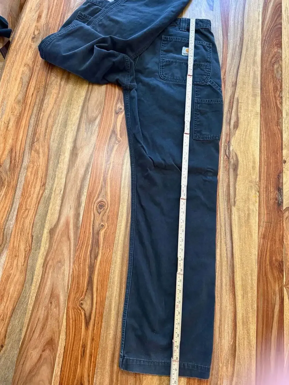 Carhartt Duck Canvas Utility Carpenter Work Pants Black 36x30